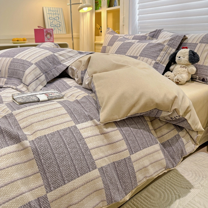 91家纺网 家纺一手货源 找家纺 卡普家居 2025新款全棉纯棉磨毛加厚单品系列-被套单件单被套 埃德加