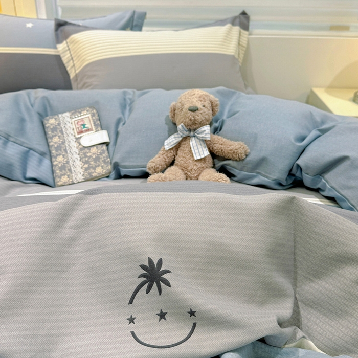 91家纺网 家纺一手货源 找家纺 卡普家居 2025新款全棉纯棉磨毛加厚单品系列-被套单件单被套 格利亚