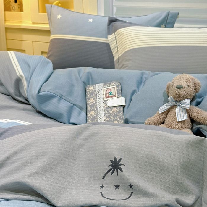 91家纺网 家纺一手货源 找家纺 卡普家居 2025新款全棉纯棉磨毛加厚单品系列-被套单件单被套 格利亚