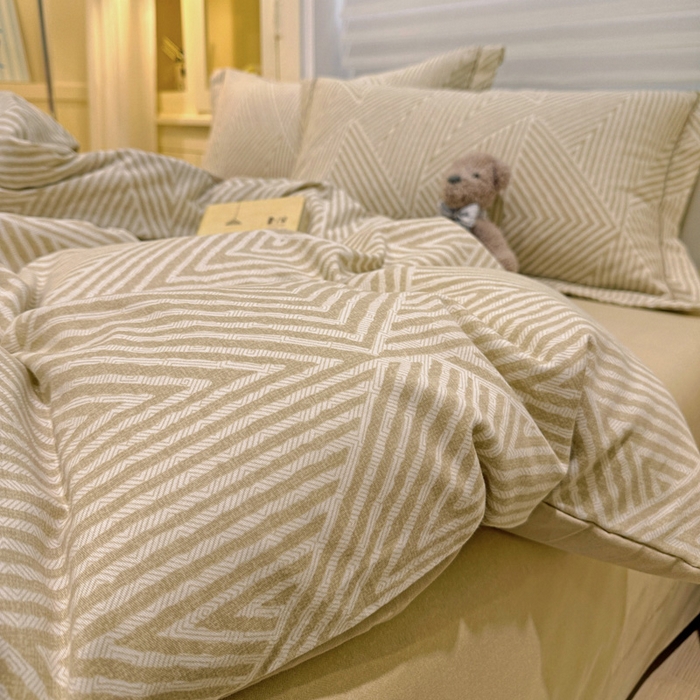 91家纺网 家纺一手货源 找家纺 卡普家居 2025新款全棉纯棉磨毛加厚单品系列-被套单件单被套 卢卡斯