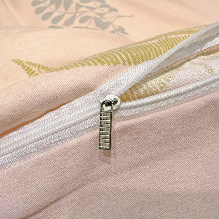 91家纺网 家纺一手货源 找家纺 卡普家居 2025新款全棉纯棉磨毛加厚单品系列-被套单件单被套 芊芊叶语