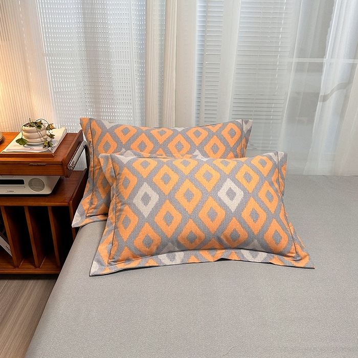 91家纺网 家纺一手货源 找家纺 卡普家居 2025新款全棉纯棉磨毛加厚四件套系列-四件套 伊格