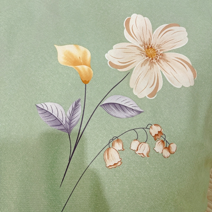 91家纺网 家纺一手货源 找家纺 卡普家居 2025新款全棉纯棉磨毛加厚四件套系列-四件套 春色满园