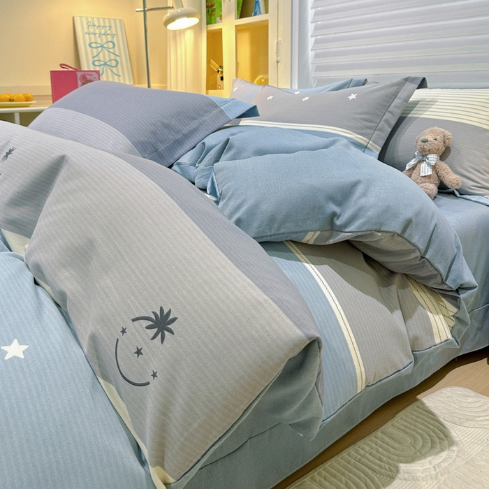 卡普家居 2025新款全棉纯棉磨毛加厚四件套系列-四件套 格利亚