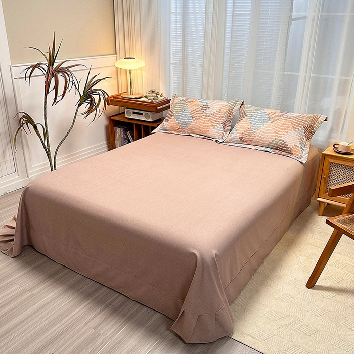 91家纺网 家纺一手货源 找家纺 卡普家居 2025新款全棉纯棉磨毛加厚单品系列-被套单件单被套 贝加尔