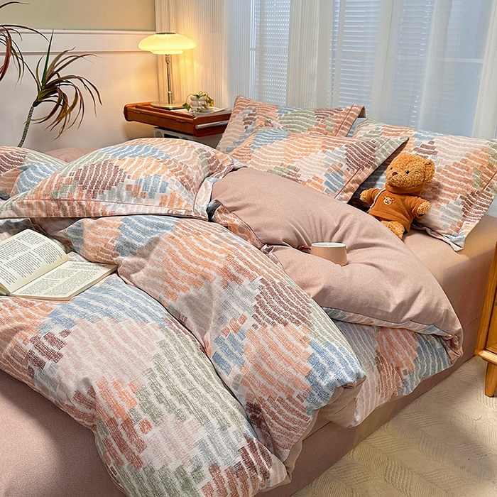 91家纺网 家纺一手货源 找家纺 卡普家居 2025新款全棉纯棉磨毛加厚单品系列-被套单件单被套 贝加尔