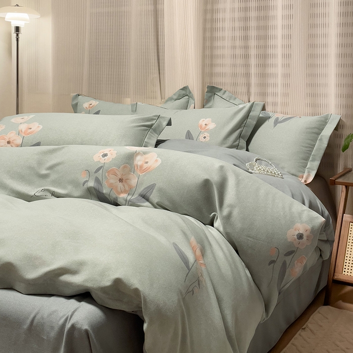 91家纺网 家纺一手货源 找家纺 卡普家居 2025新款全棉纯棉磨毛加厚单品系列-被套单件单被套 町香