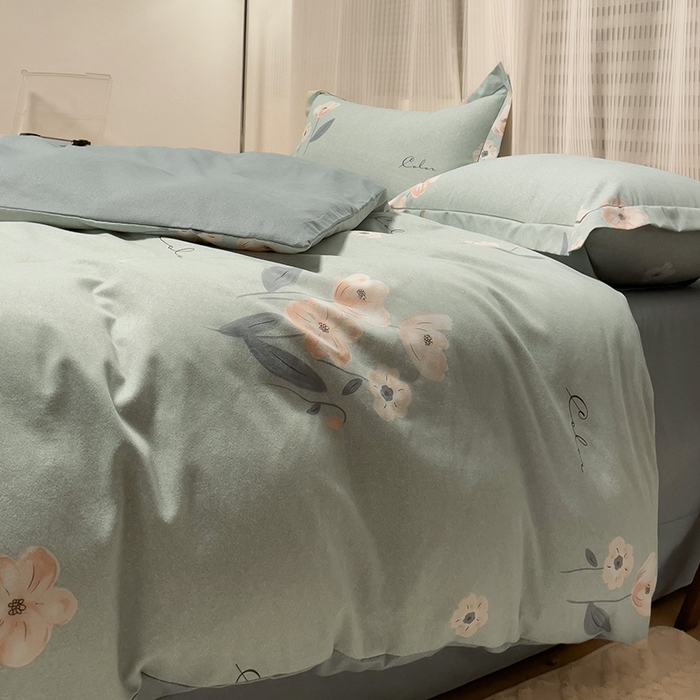 91家纺网 家纺一手货源 找家纺 卡普家居 2025新款全棉纯棉磨毛加厚单品系列-被套单件单被套 町香