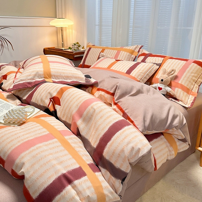 91家纺网 家纺一手货源 找家纺 卡普家居 2025新款全棉纯棉磨毛加厚单品系列-被套单件单被套 多伦多