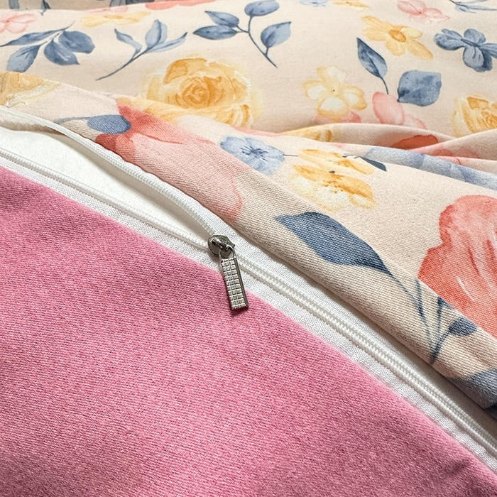 91家纺网 家纺一手货源 找家纺 卡普家居 2025新款全棉纯棉磨毛加厚单品系列-被套单件单被套 花香四溢