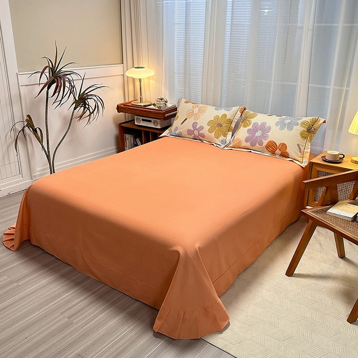 91家纺网 家纺一手货源 找家纺 卡普家居 2025新款全棉纯棉磨毛加厚单品系列-被套单件单被套 花颜朵朵