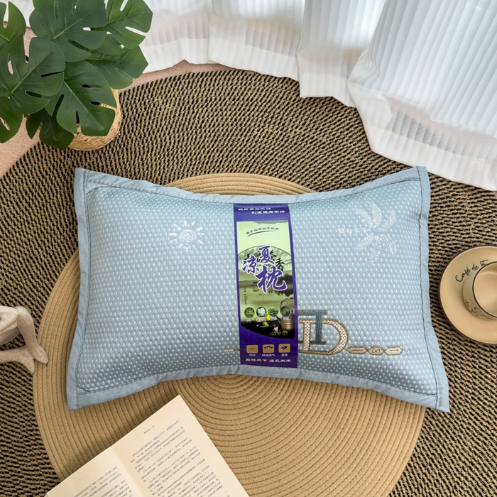 91家纺网 家纺一手货源 找家纺 （总）诺可 2025新款夏凉凉感枕茶香枕 枕头枕芯