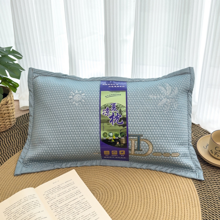 91家纺网 家纺一手货源 找家纺 （总）诺可 2025新款夏凉凉感枕茶香枕 枕头枕芯