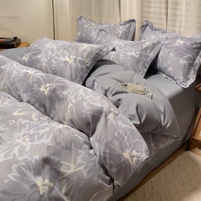 91家纺网 家纺一手货源 找家纺 （总）卡普二店 2025新款全棉纯棉磨毛加厚四件套系列-四件套