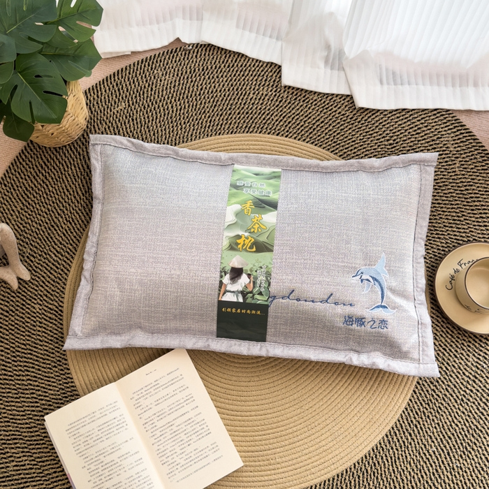 诺可 2025新款夏凉凉感枕茶香枕 枕头枕芯 海豚之恋