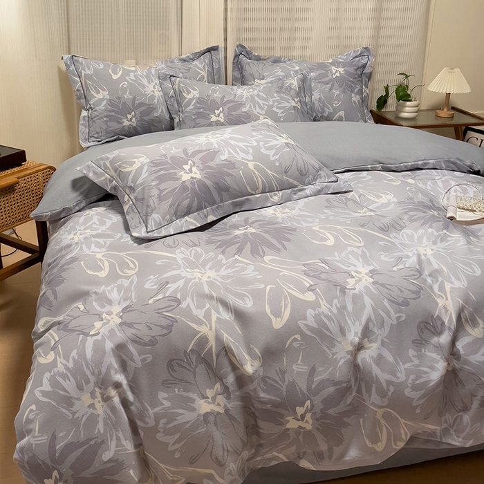 91家纺网 家纺一手货源 找家纺 卡普家居 2025新款全棉纯棉磨毛加厚单品系列-被套单件单被套 梦菲