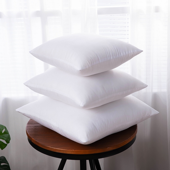 91家纺网 家纺一手货源 找家纺 新奇异 2025新款白色磨毛布抱枕芯靠垫芯枕头（尺寸可定制） 白色(高弹七孔棉)