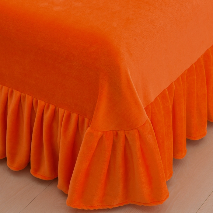 91家纺网 家纺一手货源 找家纺 绒耀 2025新款菠萝格牛奶绒四件套 元气小熊