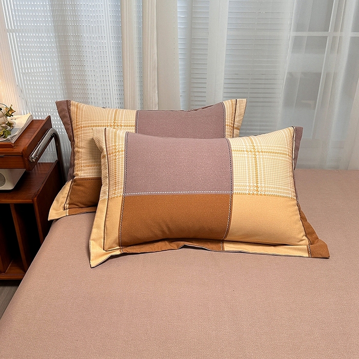 91家纺网 家纺一手货源 找家纺 （总）卡普二店 2025新款全棉纯棉磨毛加厚单品系列-枕套单件单枕套