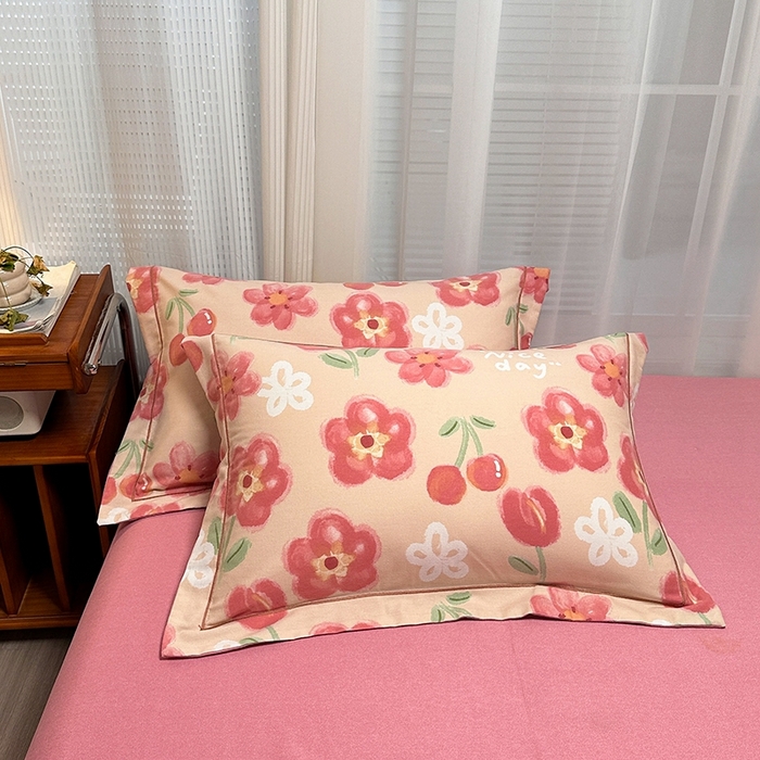 卡普二店 2025新款全棉纯棉磨毛加厚单品系列-枕套单件单枕套 芬妮