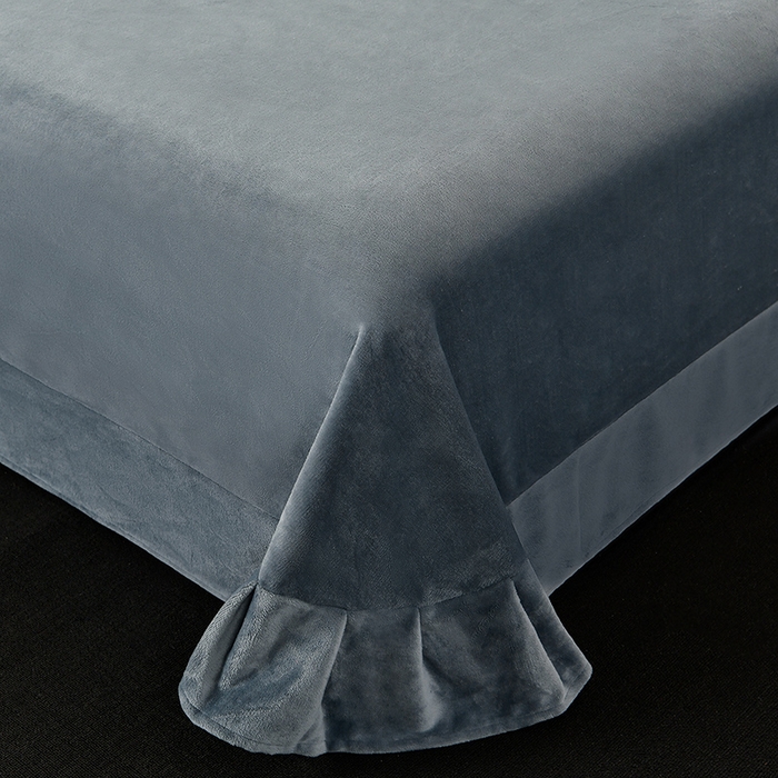 91家纺网 家纺一手货源 找家纺 妮恒美 2025新款加厚牛奶绒刺绣四件套-熊猫系列 熊猫-藏蓝