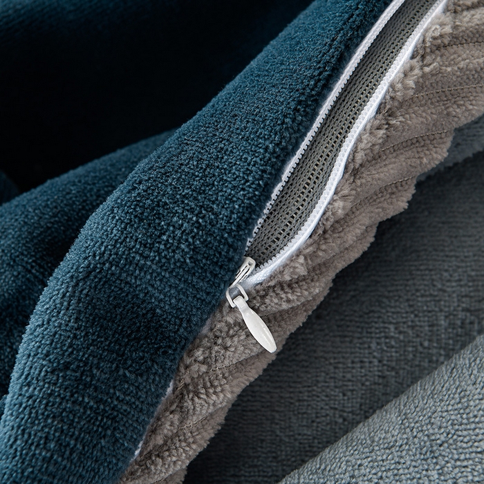 91家纺网 家纺一手货源 找家纺 妮恒美 2025新款加厚牛奶绒刺绣四件套-熊猫系列 熊猫-藏蓝