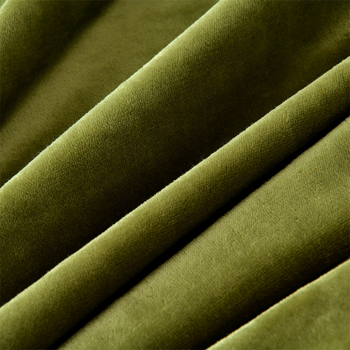 91家纺网 家纺一手货源 找家纺 妮恒美 2025新款加厚牛奶绒刺绣四件套-熊猫系列 熊猫-草绿