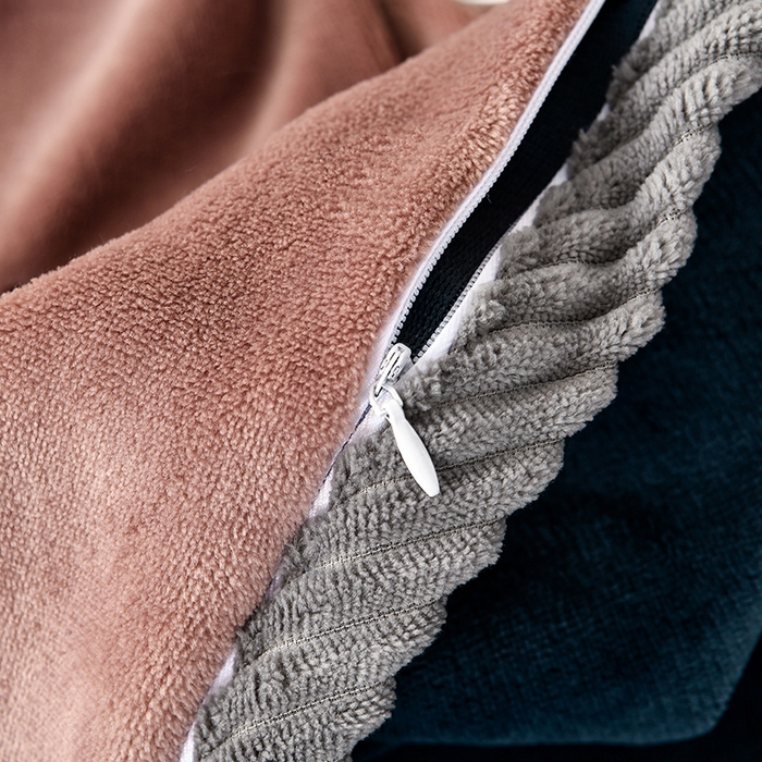 91家纺网 家纺一手货源 找家纺 妮恒美 2025新款加厚牛奶绒刺绣四件套-熊猫系列 熊猫-红棕