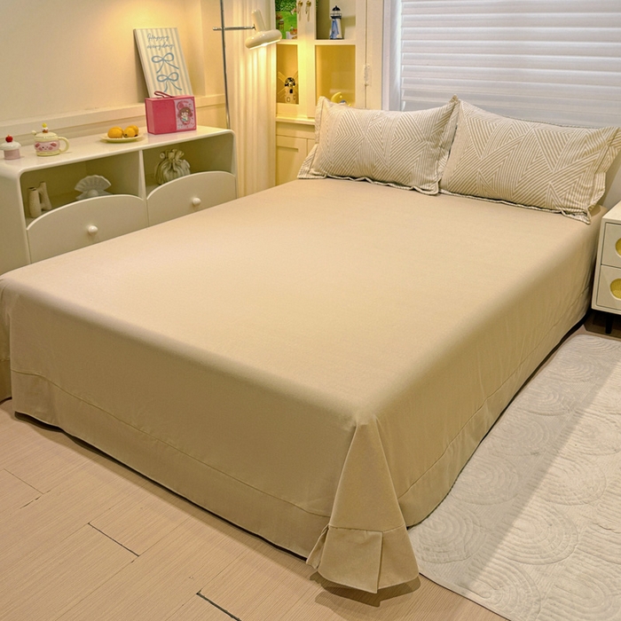 91家纺网 家纺一手货源 找家纺 卡普二店 2025新款全棉纯棉磨毛加厚四件套系列-四件套 卢卡斯