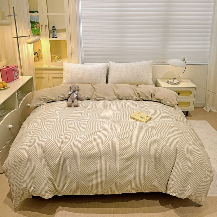 91家纺网 家纺一手货源 找家纺 （总）卡普二店 2025新款全棉纯棉磨毛加厚单品系列-被套单件单被套