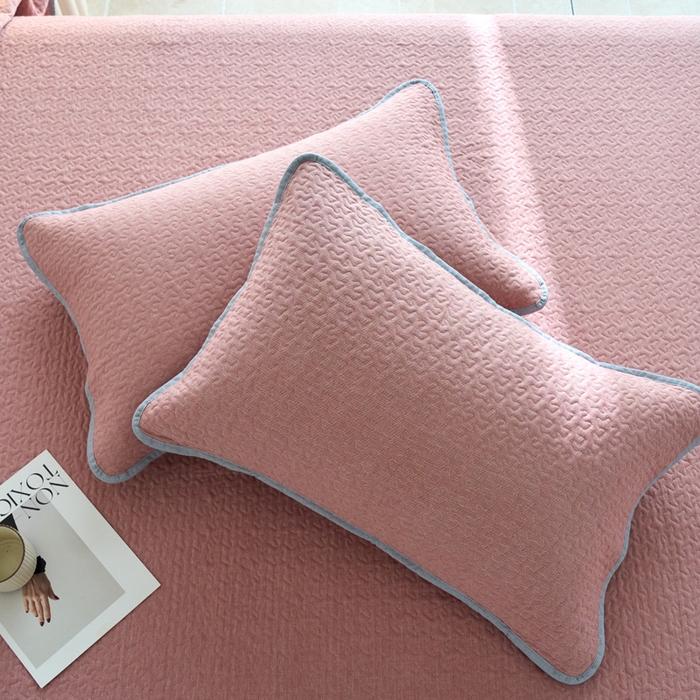 91家纺网 家纺一手货源 找家纺 春皖家纺 2025新款全棉纯棉多功能单枕套 枕套单件 洛格-红