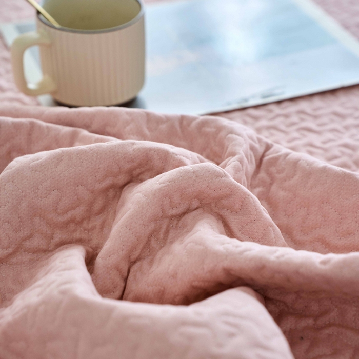 91家纺网 家纺一手货源 找家纺 春皖家纺 2025新款全棉纯棉多功能单枕套 枕套单件 艾迪-粉