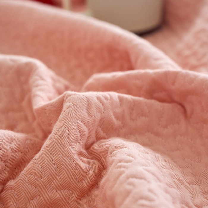 91家纺网 家纺一手货源 找家纺 春皖家纺 2025新款全棉纯棉多功能单枕套 枕套单件 洛格-玉色