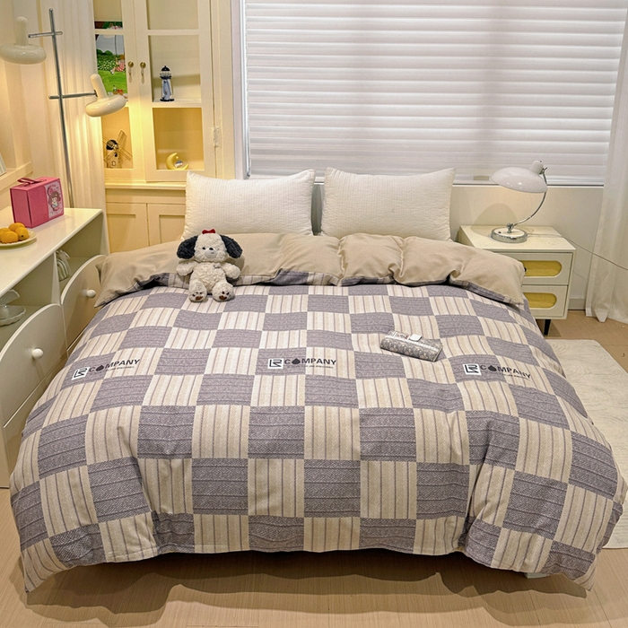 91家纺网 家纺一手货源 找家纺 卡普二店 2025新款全棉纯棉磨毛加厚单品系列-被套单件单被套 埃德加