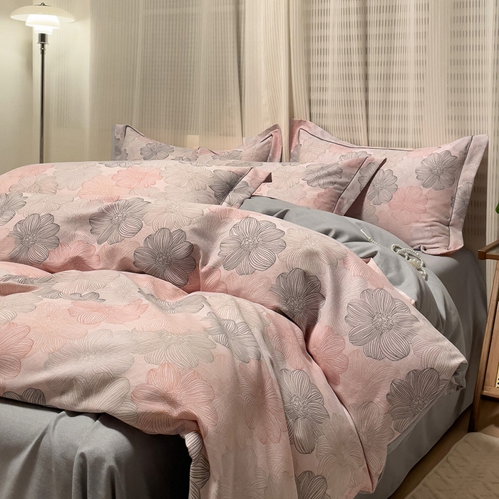 91家纺网 家纺一手货源 找家纺 卡普二店 2025新款全棉纯棉磨毛加厚单品系列-被套单件单被套 爱莲娜