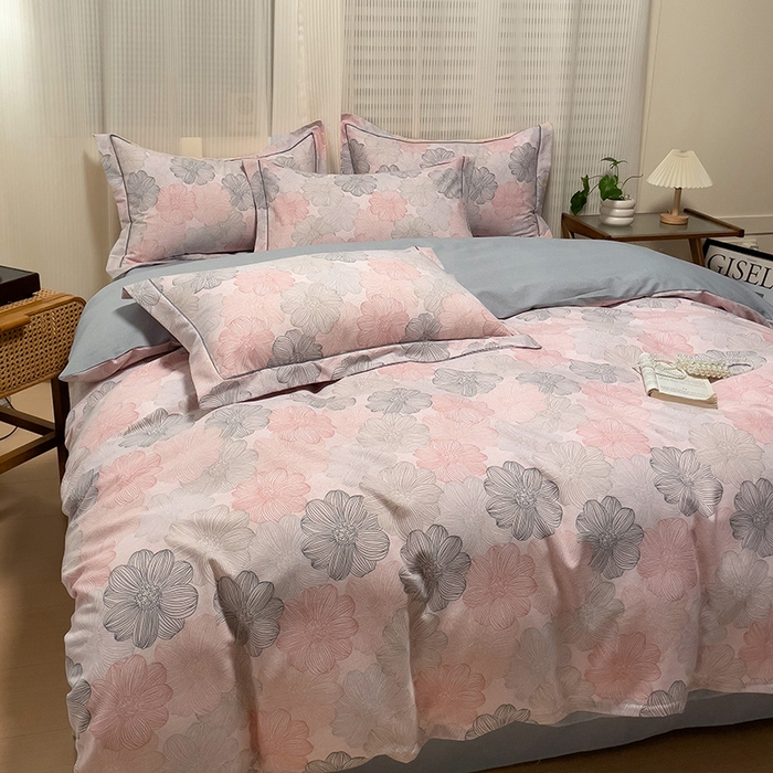 91家纺网 家纺一手货源 找家纺 卡普二店 2025新款全棉纯棉磨毛加厚单品系列-被套单件单被套 爱莲娜