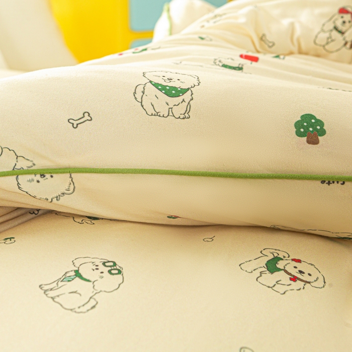 91家纺网 家纺一手货源 找家纺 （总）恋之巢家纺 2025新款莫代尔针织大豆蛋白被子被芯