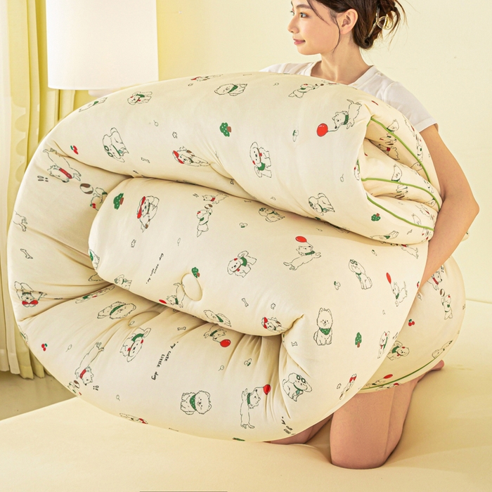 91家纺网 家纺一手货源 找家纺 （总）恋之巢家纺 2025新款莫代尔针织大豆蛋白被子被芯