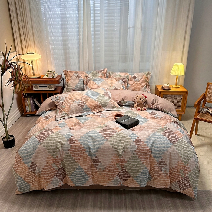 91家纺网 家纺一手货源 找家纺 卡普二店 2025新款全棉纯棉磨毛加厚单品系列-被套单件单被套 贝加尔