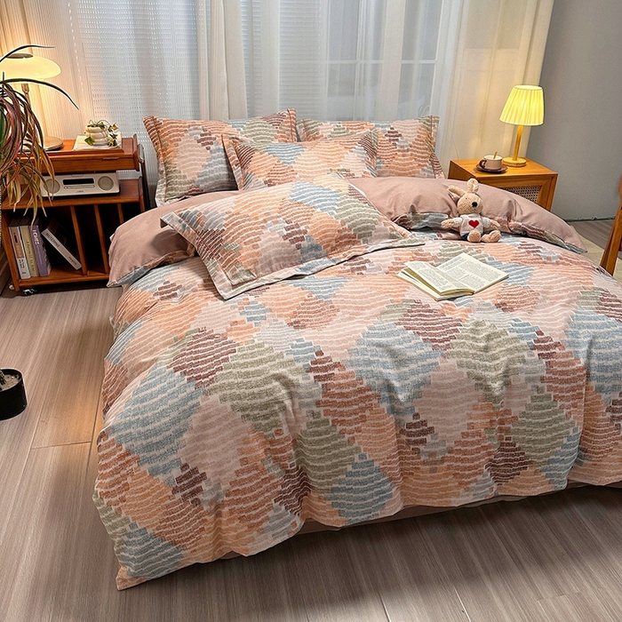 91家纺网 家纺一手货源 找家纺 卡普二店 2025新款全棉纯棉磨毛加厚单品系列-被套单件单被套 贝加尔