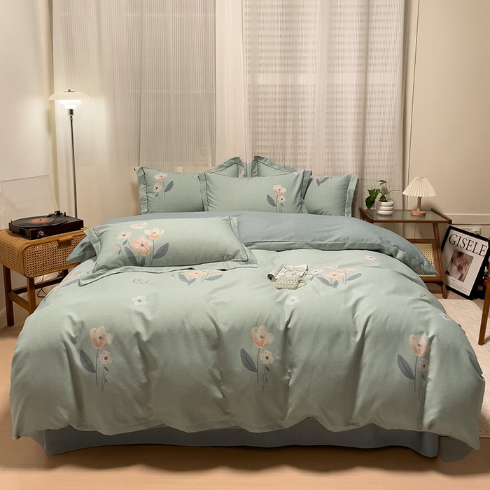 91家纺网 家纺一手货源 找家纺 卡普二店 2025新款全棉纯棉磨毛加厚单品系列-被套单件单被套 町香