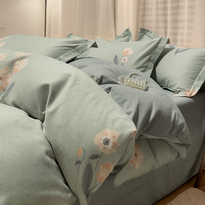 91家纺网 家纺一手货源 找家纺 卡普二店 2025新款全棉纯棉磨毛加厚单品系列-被套单件单被套 町香