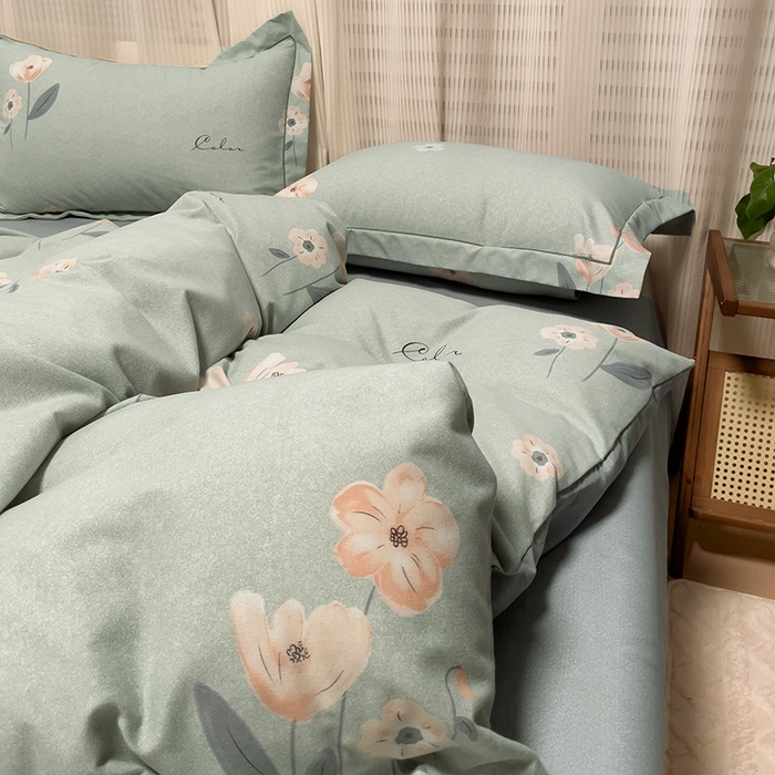 91家纺网 家纺一手货源 找家纺 卡普二店 2025新款全棉纯棉磨毛加厚单品系列-被套单件单被套 町香