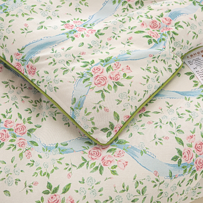 91家纺网 家纺一手货源 找家纺 恋之巢家纺 2025新款莫代尔针织大豆蛋白被子被芯 花漾