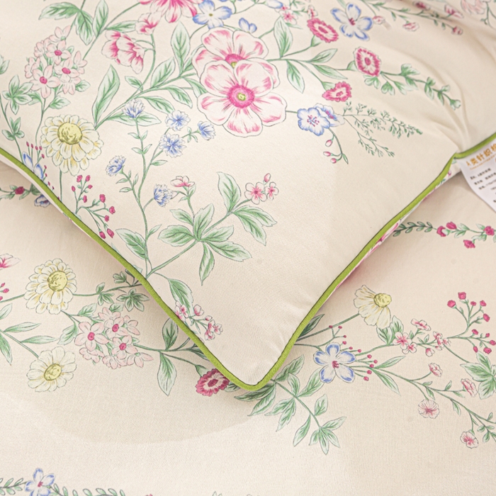 91家纺网 家纺一手货源 找家纺 恋之巢家纺 2025新款莫代尔针织大豆蛋白被子被芯 花韵