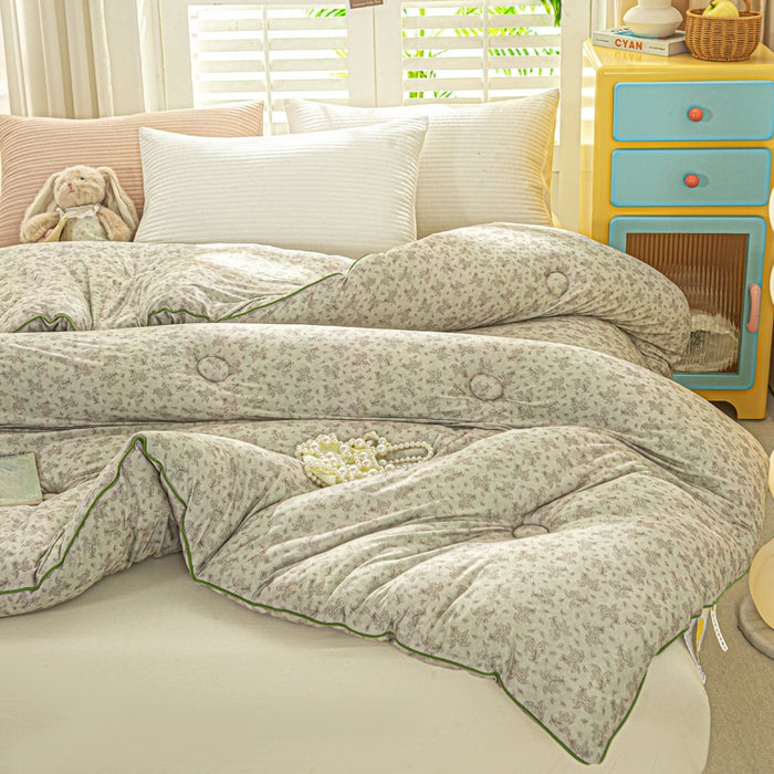 91家纺网 家纺一手货源 找家纺 恋之巢家纺 2025新款莫代尔针织大豆蛋白被子被芯 觅影