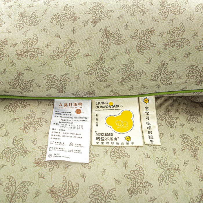 91家纺网 家纺一手货源 找家纺 恋之巢家纺 2025新款莫代尔针织大豆蛋白被子被芯 觅影