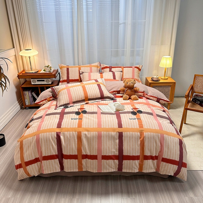 91家纺网 家纺一手货源 找家纺 卡普二店 2025新款全棉纯棉磨毛加厚单品系列-被套单件单被套 多伦多