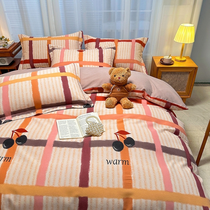 91家纺网 家纺一手货源 找家纺 卡普二店 2025新款全棉纯棉磨毛加厚单品系列-被套单件单被套 多伦多