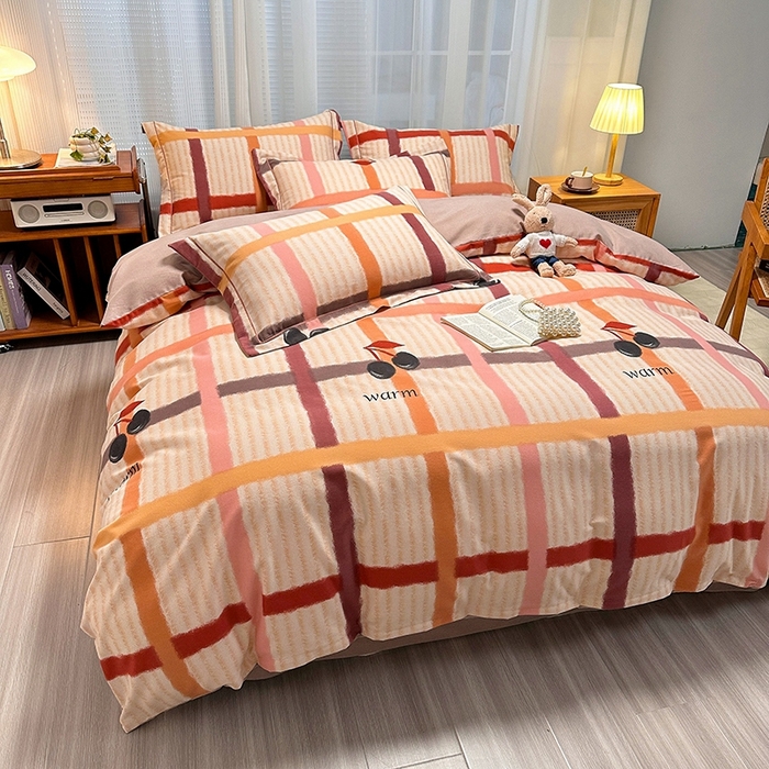 91家纺网 家纺一手货源 找家纺 卡普二店 2025新款全棉纯棉磨毛加厚单品系列-被套单件单被套 多伦多